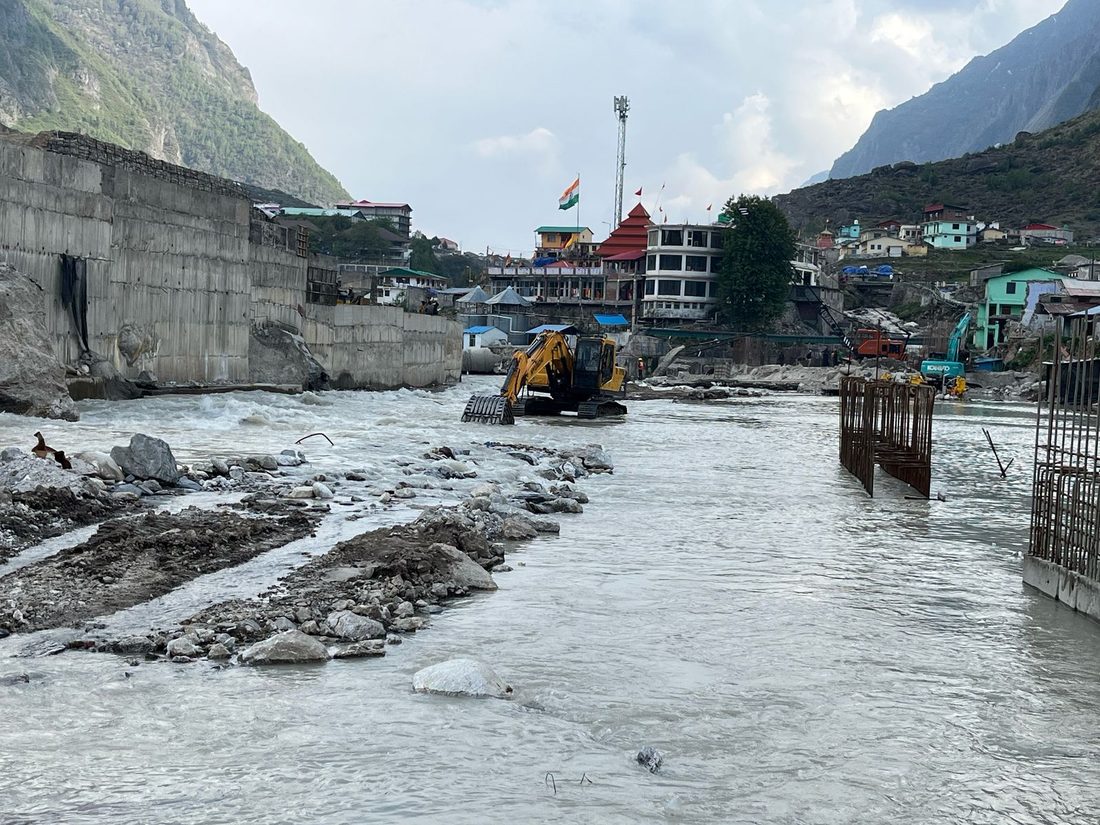 Working the Alaknanda at Badrinath