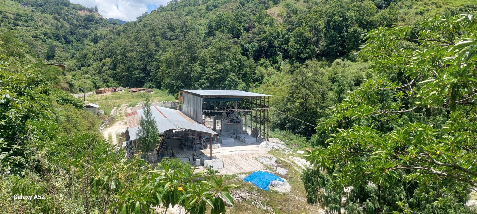 The processing unit at Tagena, Wangdue