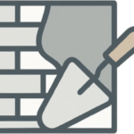 a minimalistic iconlogo representing cement lining works for a construction company. the design sho removebg preview