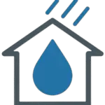 a minimalistic iconlogo representing waterproofing works for a construction company. the design sho removebg preview